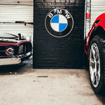 BMW wall sign - garage decor - car collection - car guy - BMW girl