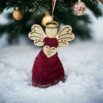 Angel memorial fabric ornament keepsake
