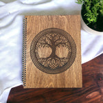 Wooden journal - tree of life