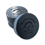 Engraved Hockey Puck to Goalie from Mom