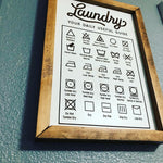 Laundry Daily Useful Guide sign