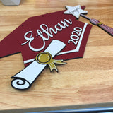 Graduation Cap Door Hanger Sign
