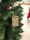 Santa gift tag