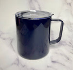 Engraved Stainless Steel Mug with lid drinks barware Customizable Custom Engraving