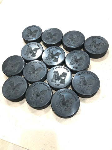 Team Group Buy Special Pricing Personalized Hockey Pucks