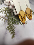 Rudolph The Red Nosed Reindeer Christmas Earrings